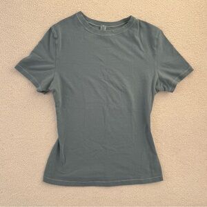 skims cotton jersey t shirt in kyanite small